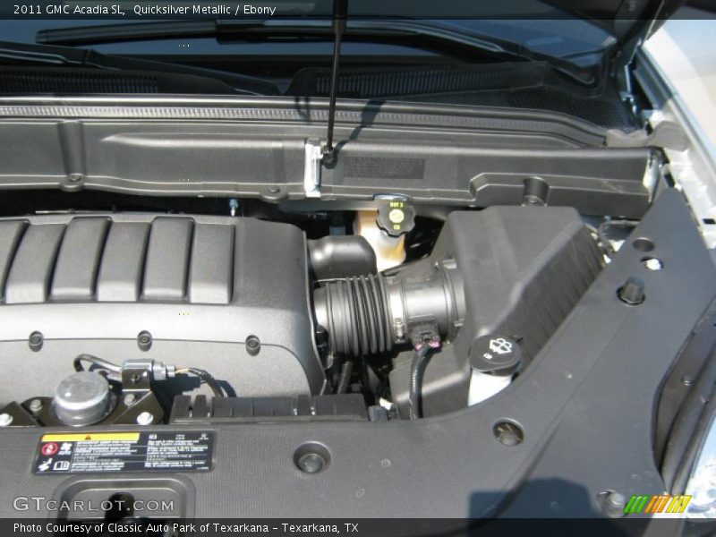 Quicksilver Metallic / Ebony 2011 GMC Acadia SL