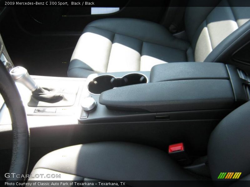 Black / Black 2009 Mercedes-Benz C 300 Sport
