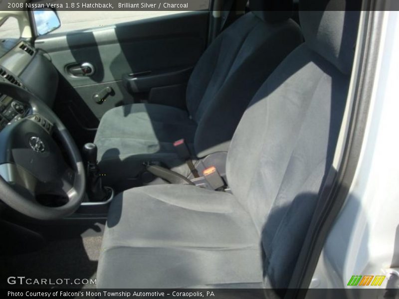Brilliant Silver / Charcoal 2008 Nissan Versa 1.8 S Hatchback