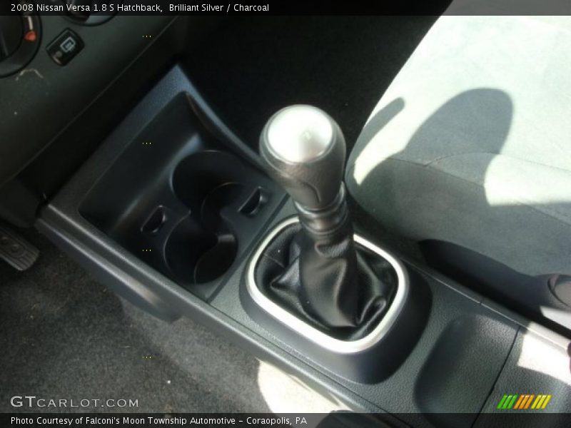 Brilliant Silver / Charcoal 2008 Nissan Versa 1.8 S Hatchback