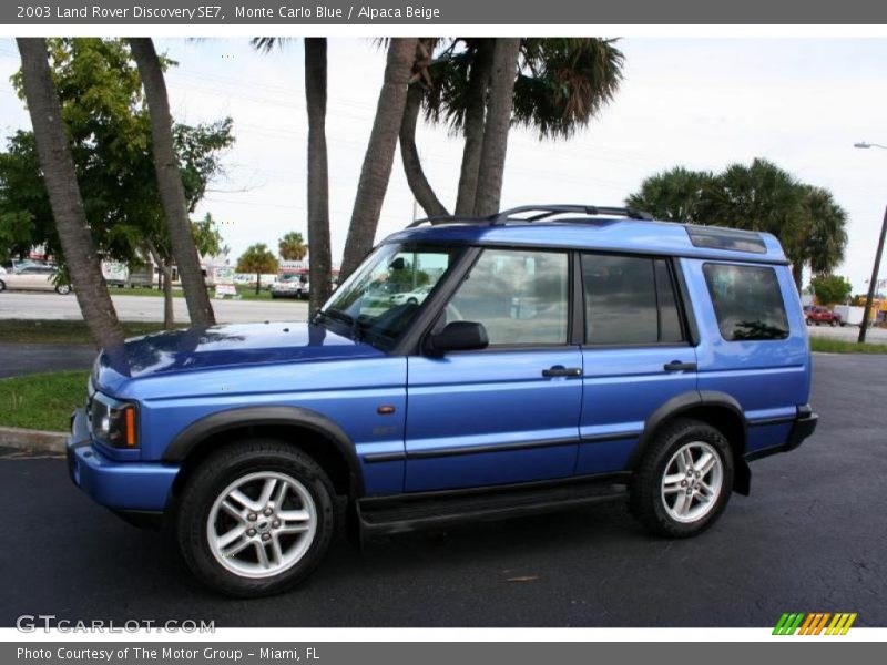 Monte Carlo Blue / Alpaca Beige 2003 Land Rover Discovery SE7