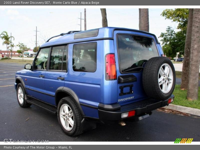 Monte Carlo Blue / Alpaca Beige 2003 Land Rover Discovery SE7