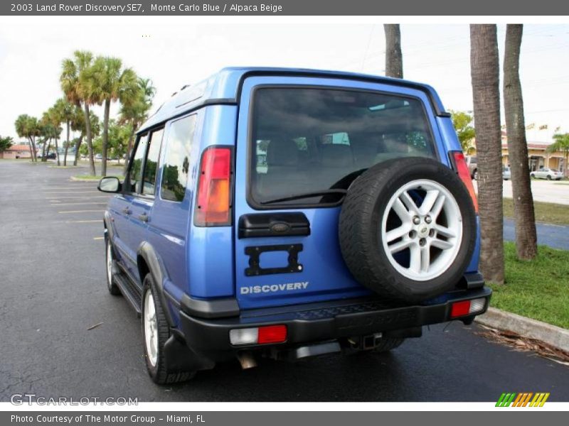 Monte Carlo Blue / Alpaca Beige 2003 Land Rover Discovery SE7