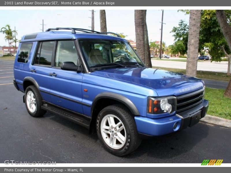 Monte Carlo Blue / Alpaca Beige 2003 Land Rover Discovery SE7