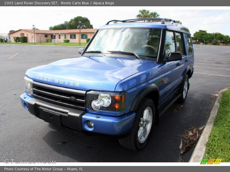 Monte Carlo Blue / Alpaca Beige 2003 Land Rover Discovery SE7