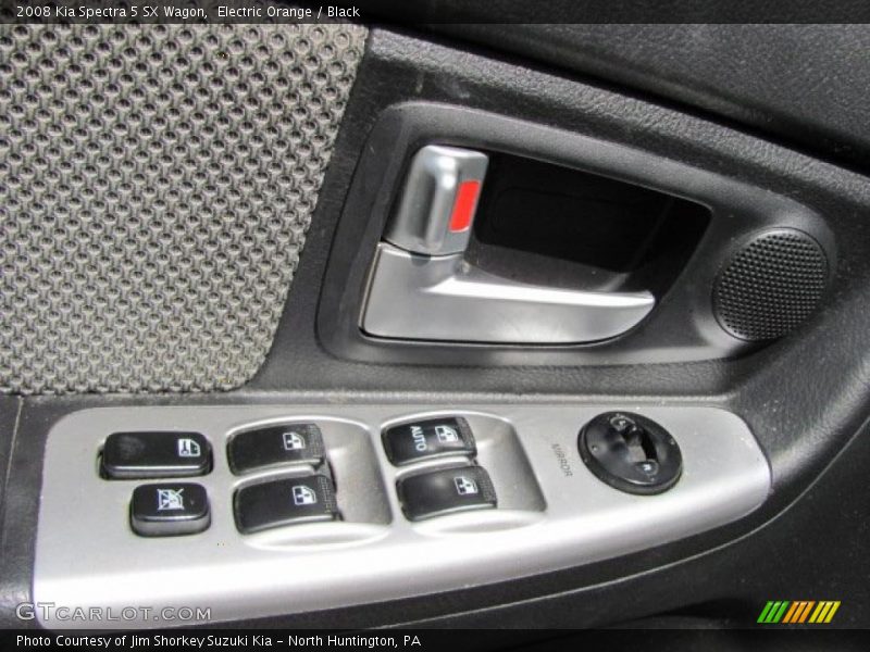 Electric Orange / Black 2008 Kia Spectra 5 SX Wagon