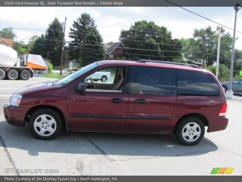Dark Toreador Red Metallic / Pebble Beige 2006 Ford Freestar SE