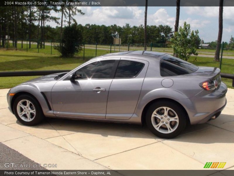 Titanium Gray Metallic / Black 2004 Mazda RX-8 Sport