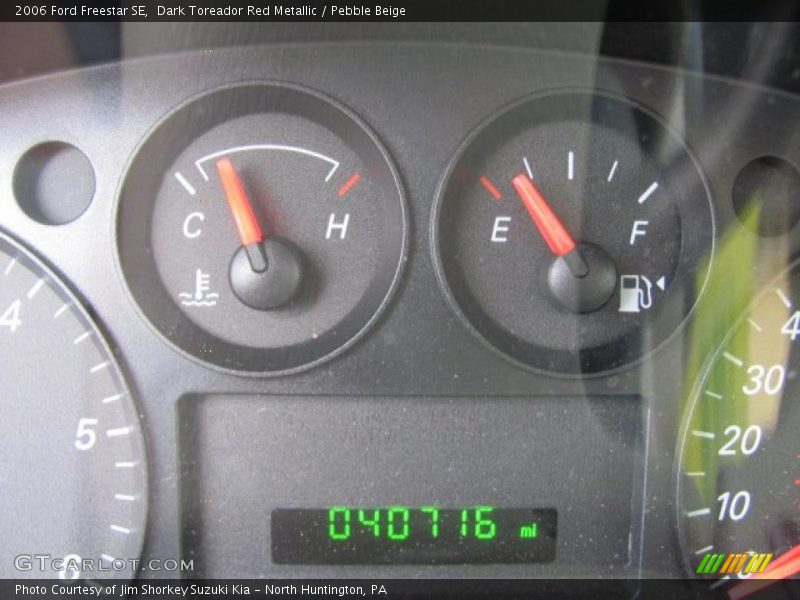 Dark Toreador Red Metallic / Pebble Beige 2006 Ford Freestar SE