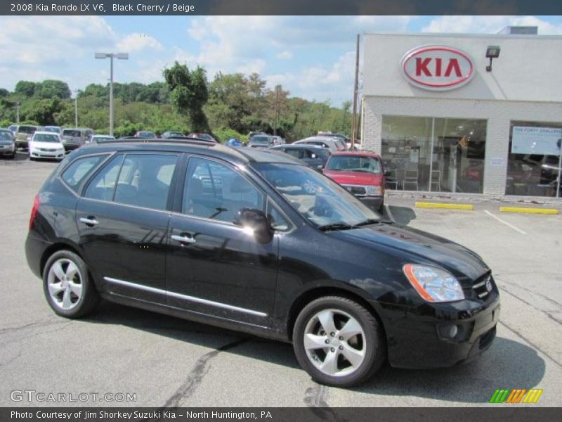 Black Cherry / Beige 2008 Kia Rondo LX V6