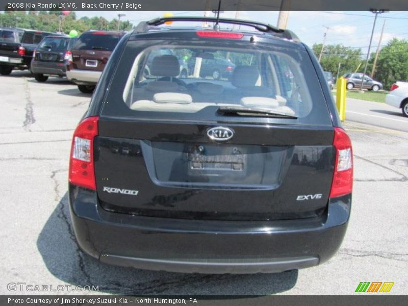 Black Cherry / Beige 2008 Kia Rondo LX V6