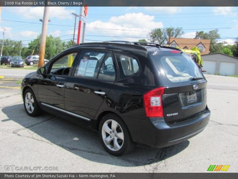 Black Cherry / Beige 2008 Kia Rondo LX V6