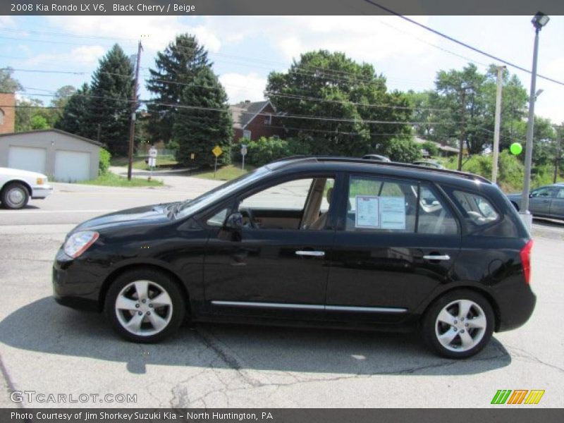 Black Cherry / Beige 2008 Kia Rondo LX V6