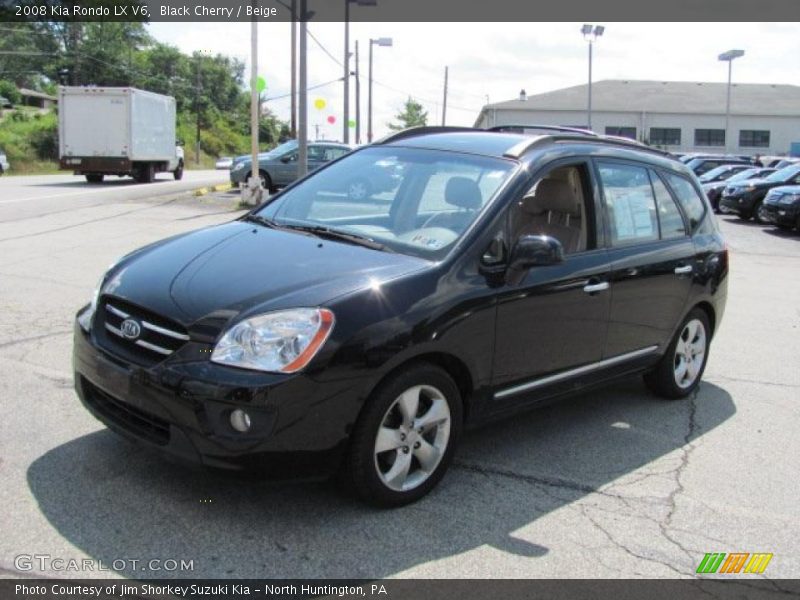 Black Cherry / Beige 2008 Kia Rondo LX V6