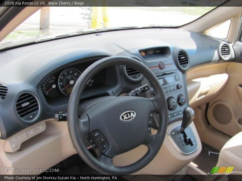 Black Cherry / Beige 2008 Kia Rondo LX V6