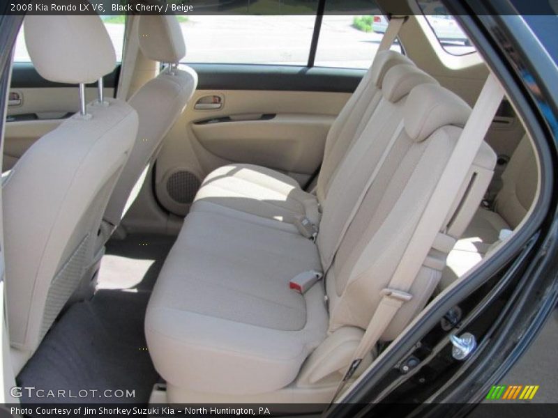 Black Cherry / Beige 2008 Kia Rondo LX V6