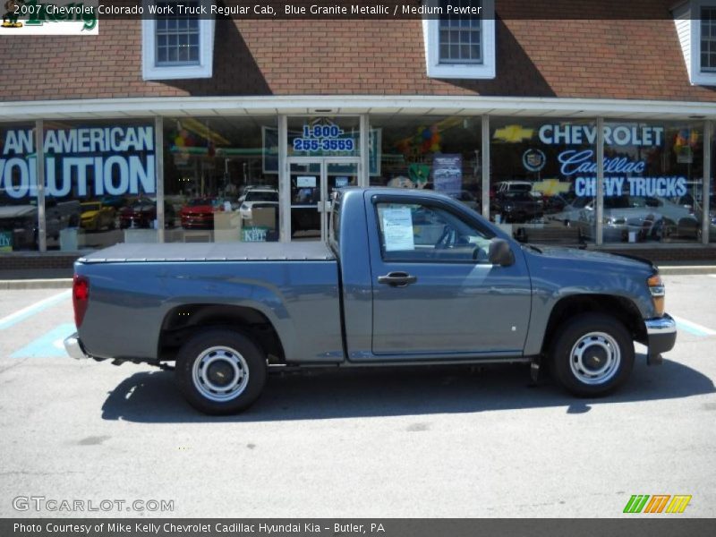Blue Granite Metallic / Medium Pewter 2007 Chevrolet Colorado Work Truck Regular Cab