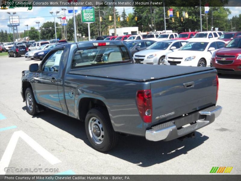 Blue Granite Metallic / Medium Pewter 2007 Chevrolet Colorado Work Truck Regular Cab