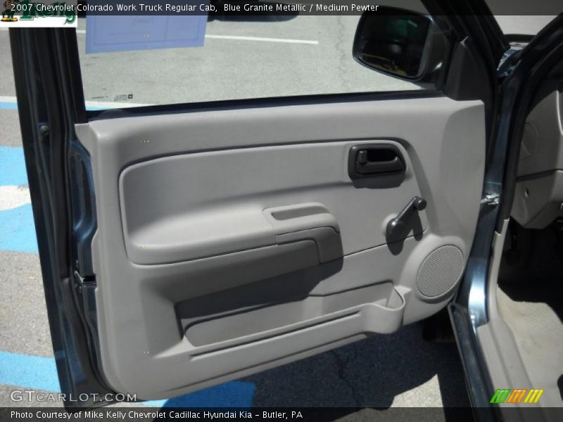Blue Granite Metallic / Medium Pewter 2007 Chevrolet Colorado Work Truck Regular Cab