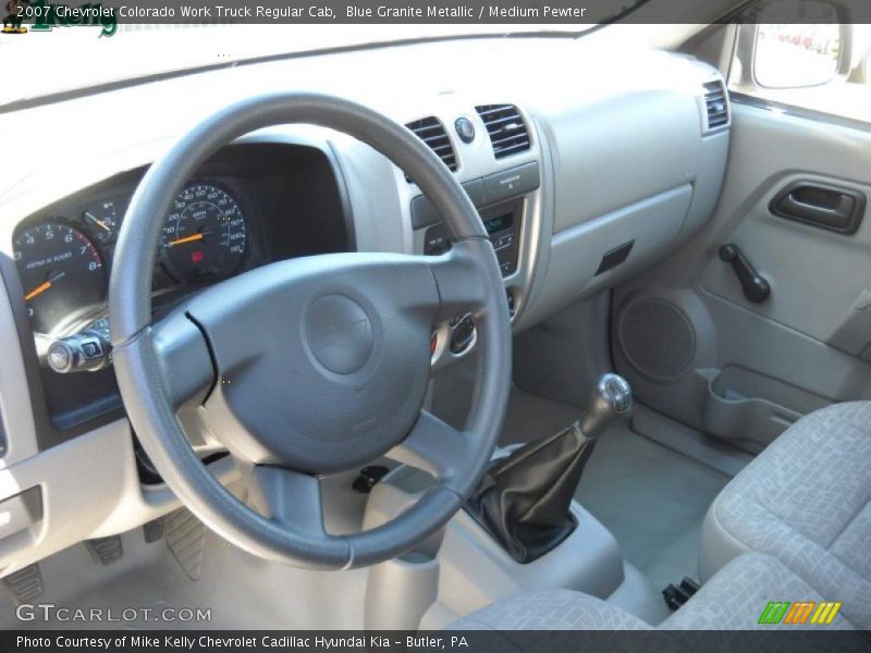 Blue Granite Metallic / Medium Pewter 2007 Chevrolet Colorado Work Truck Regular Cab