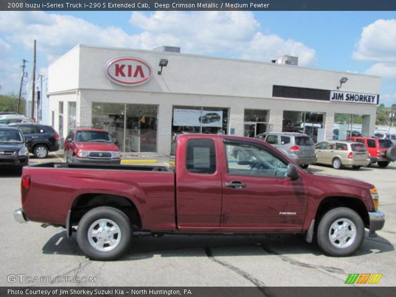 Deep Crimson Metallic / Medium Pewter 2008 Isuzu i-Series Truck i-290 S Extended Cab