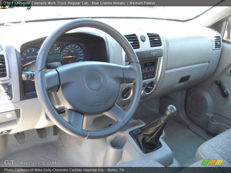 Blue Granite Metallic / Medium Pewter 2007 Chevrolet Colorado Work Truck Regular Cab