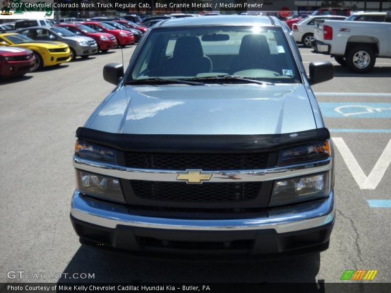 Blue Granite Metallic / Medium Pewter 2007 Chevrolet Colorado Work Truck Regular Cab