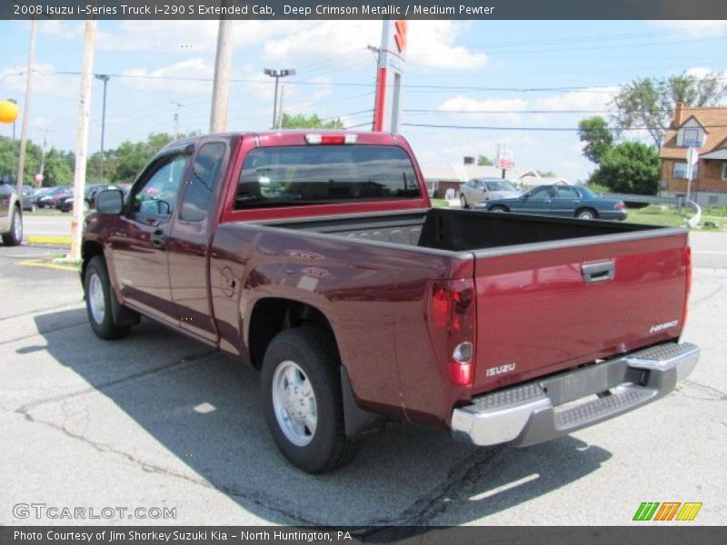 Deep Crimson Metallic / Medium Pewter 2008 Isuzu i-Series Truck i-290 S Extended Cab