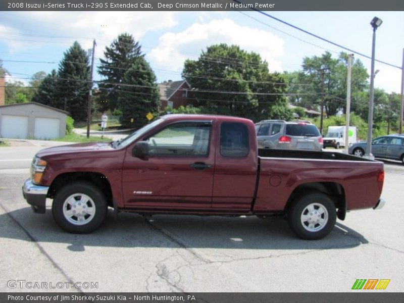 Deep Crimson Metallic / Medium Pewter 2008 Isuzu i-Series Truck i-290 S Extended Cab