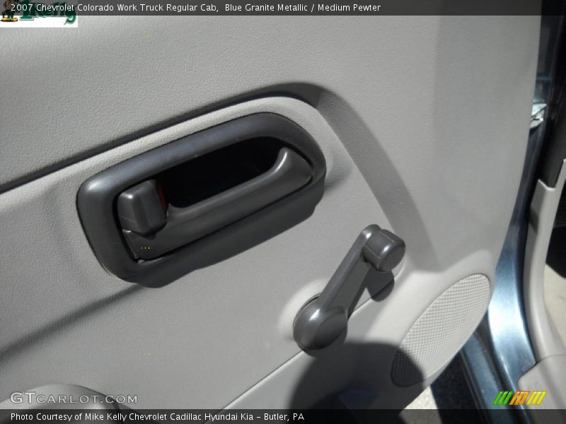 Blue Granite Metallic / Medium Pewter 2007 Chevrolet Colorado Work Truck Regular Cab