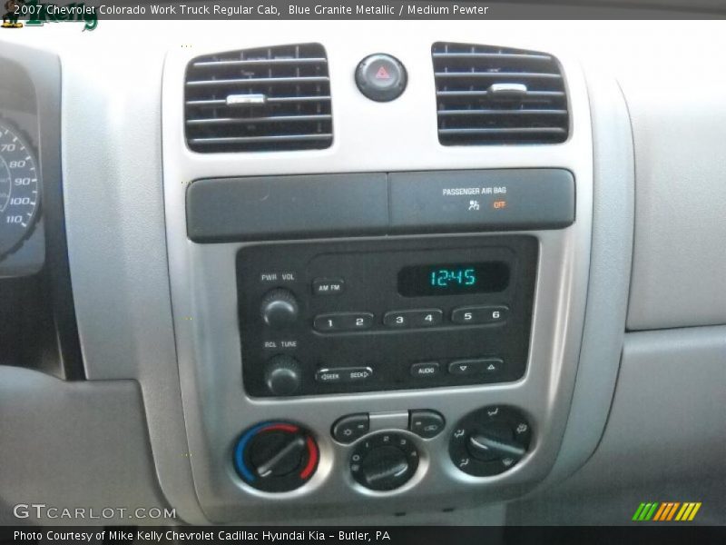 Blue Granite Metallic / Medium Pewter 2007 Chevrolet Colorado Work Truck Regular Cab