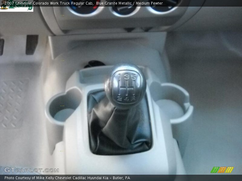 Blue Granite Metallic / Medium Pewter 2007 Chevrolet Colorado Work Truck Regular Cab