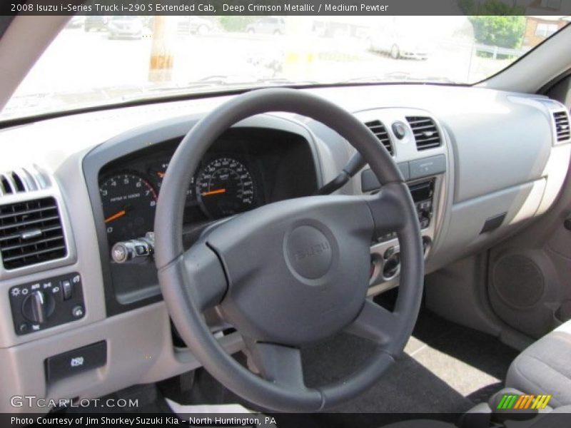 Deep Crimson Metallic / Medium Pewter 2008 Isuzu i-Series Truck i-290 S Extended Cab