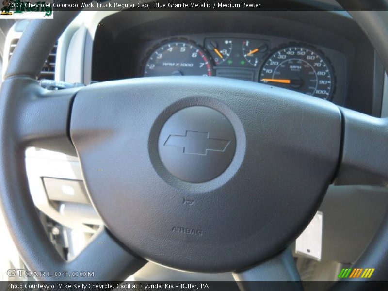 Blue Granite Metallic / Medium Pewter 2007 Chevrolet Colorado Work Truck Regular Cab