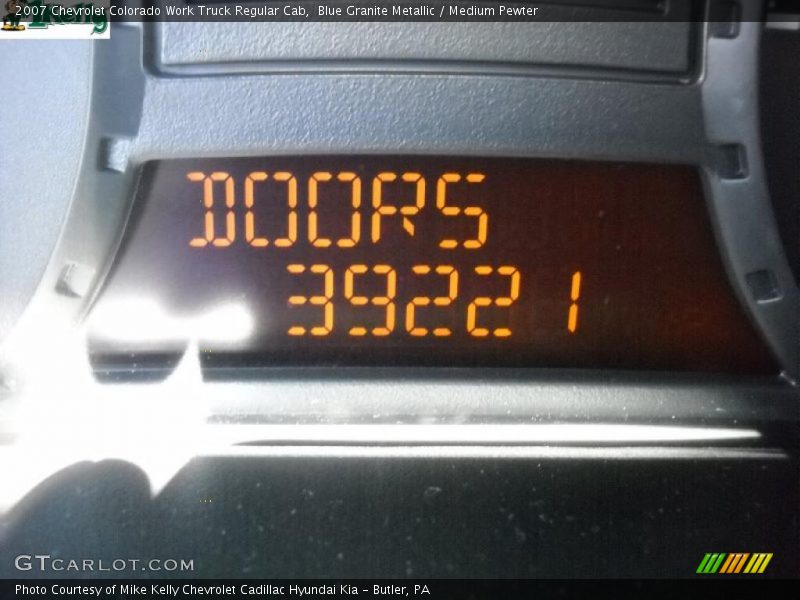 Blue Granite Metallic / Medium Pewter 2007 Chevrolet Colorado Work Truck Regular Cab