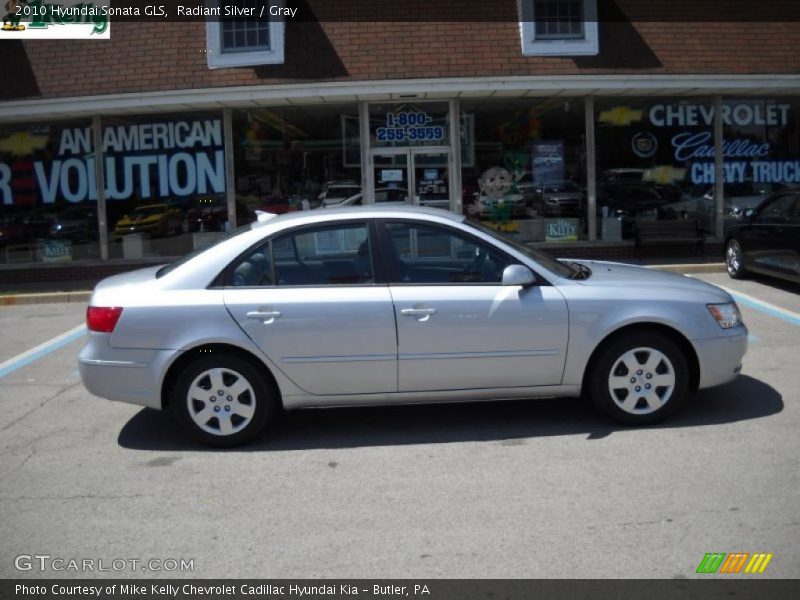 Radiant Silver / Gray 2010 Hyundai Sonata GLS