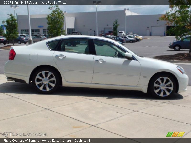 Ivory Pearl / Wheat 2007 Infiniti M 35 Sedan