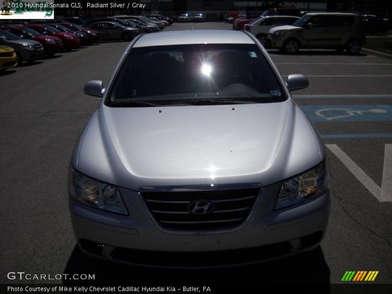 Radiant Silver / Gray 2010 Hyundai Sonata GLS