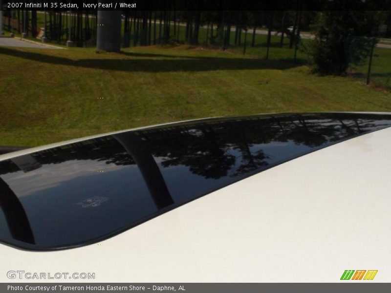 Ivory Pearl / Wheat 2007 Infiniti M 35 Sedan