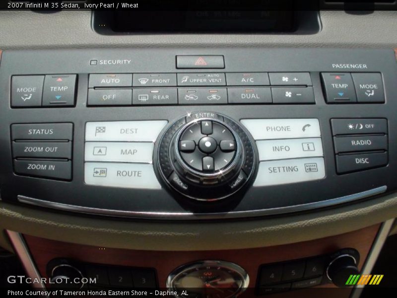 Ivory Pearl / Wheat 2007 Infiniti M 35 Sedan