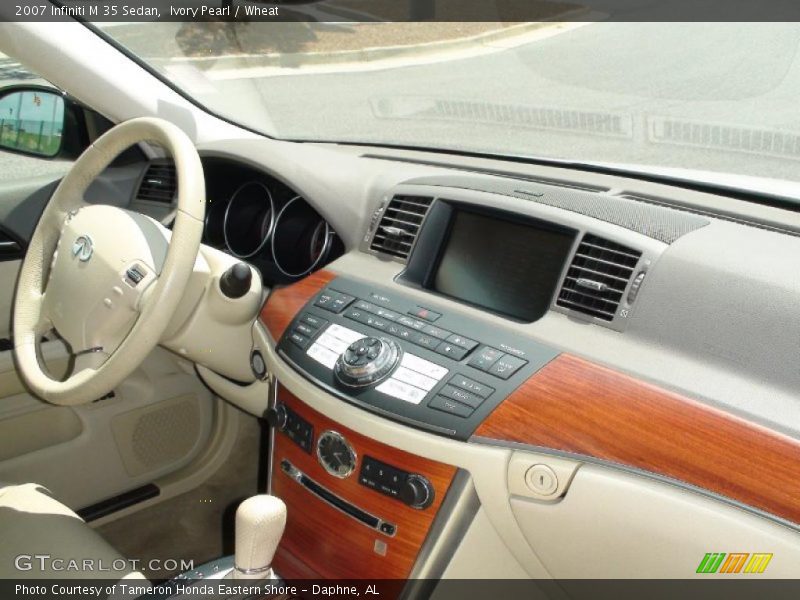 Ivory Pearl / Wheat 2007 Infiniti M 35 Sedan