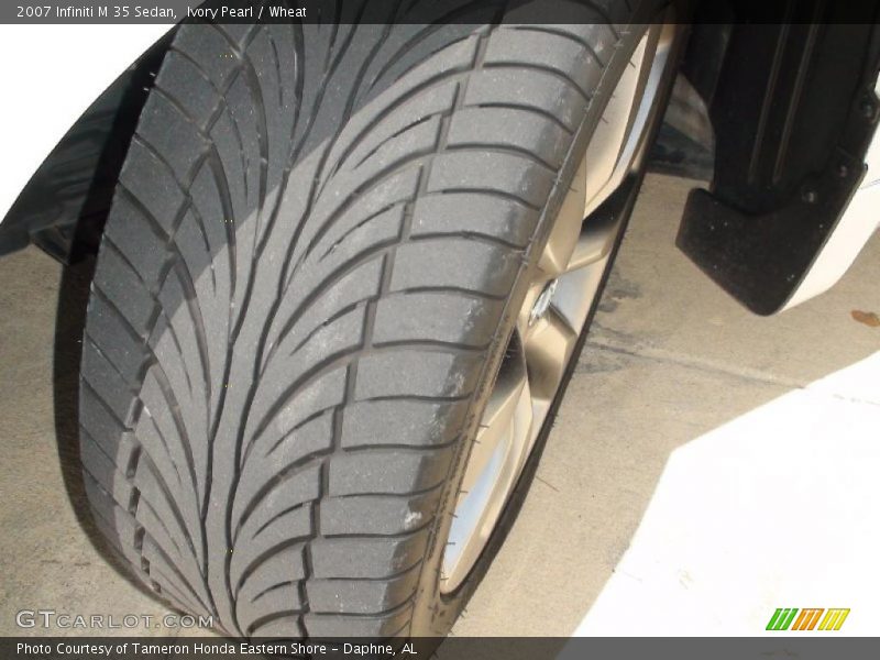 Ivory Pearl / Wheat 2007 Infiniti M 35 Sedan