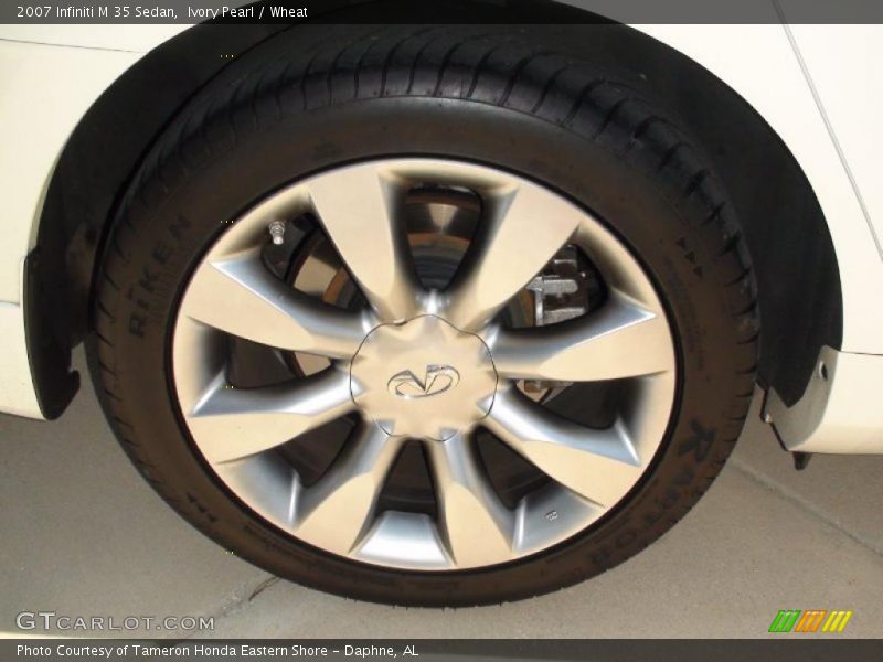 Ivory Pearl / Wheat 2007 Infiniti M 35 Sedan