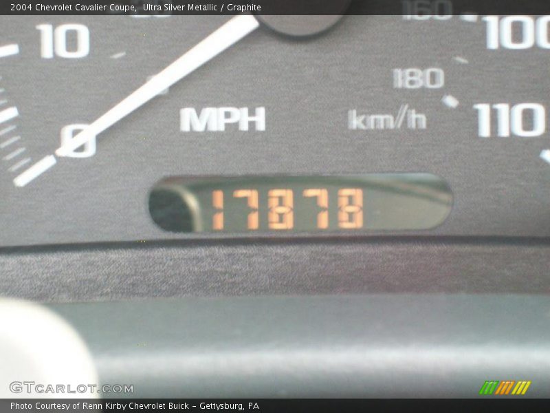 Ultra Silver Metallic / Graphite 2004 Chevrolet Cavalier Coupe