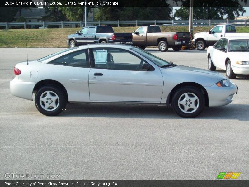 Ultra Silver Metallic / Graphite 2004 Chevrolet Cavalier Coupe
