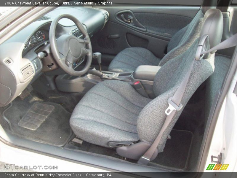 Ultra Silver Metallic / Graphite 2004 Chevrolet Cavalier Coupe