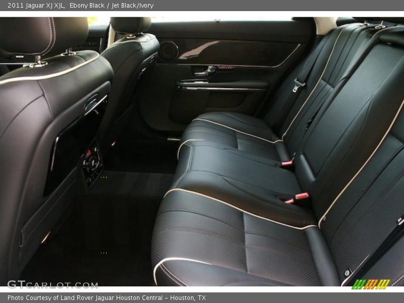 Ebony Black / Jet Black/Ivory 2011 Jaguar XJ XJL