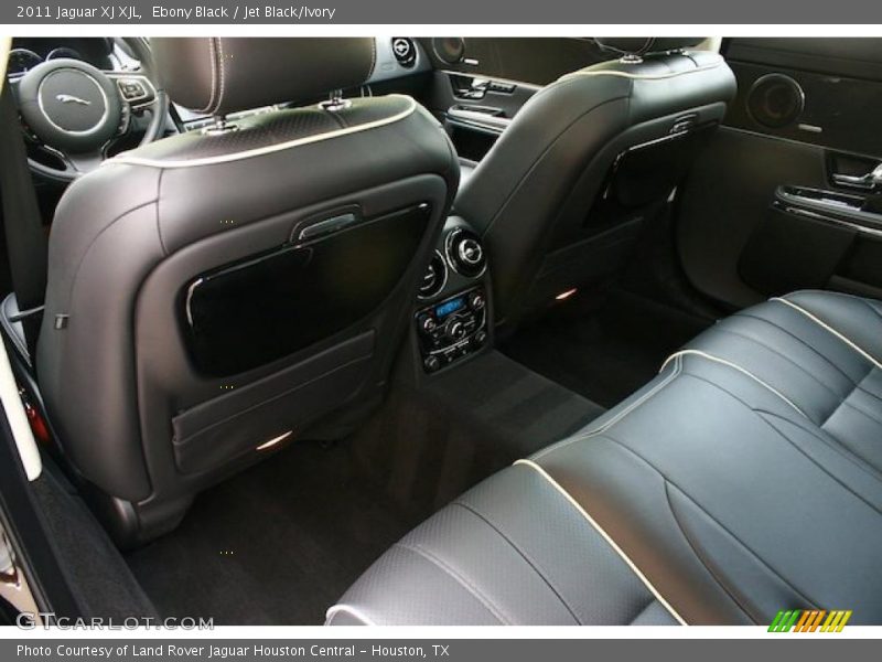 Ebony Black / Jet Black/Ivory 2011 Jaguar XJ XJL