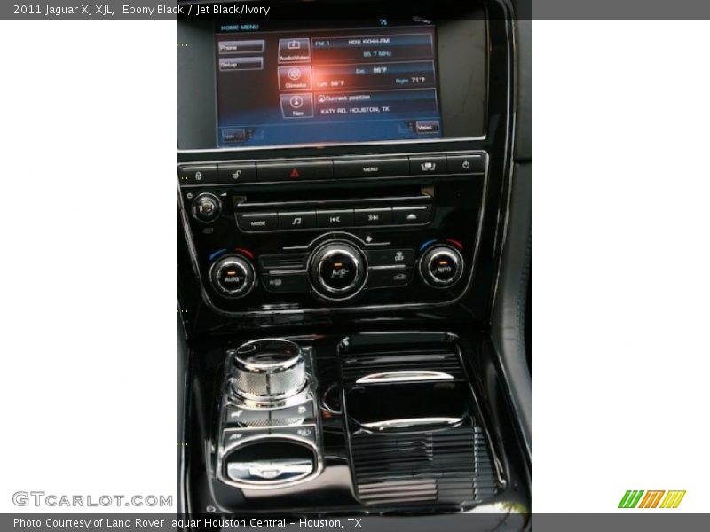 Ebony Black / Jet Black/Ivory 2011 Jaguar XJ XJL