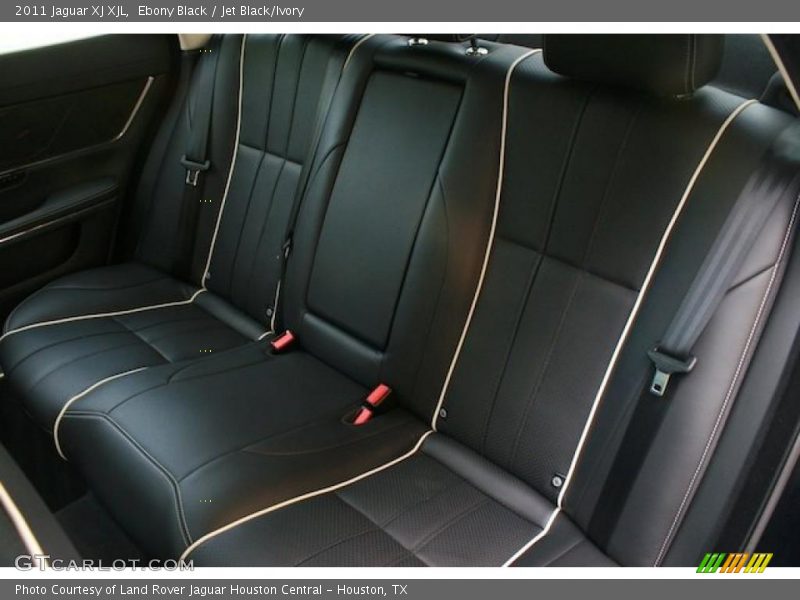 Ebony Black / Jet Black/Ivory 2011 Jaguar XJ XJL